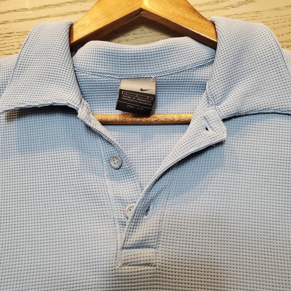 Nike Dri-Fit Polo Waffle Knit Size Large - Picture 3 of 6